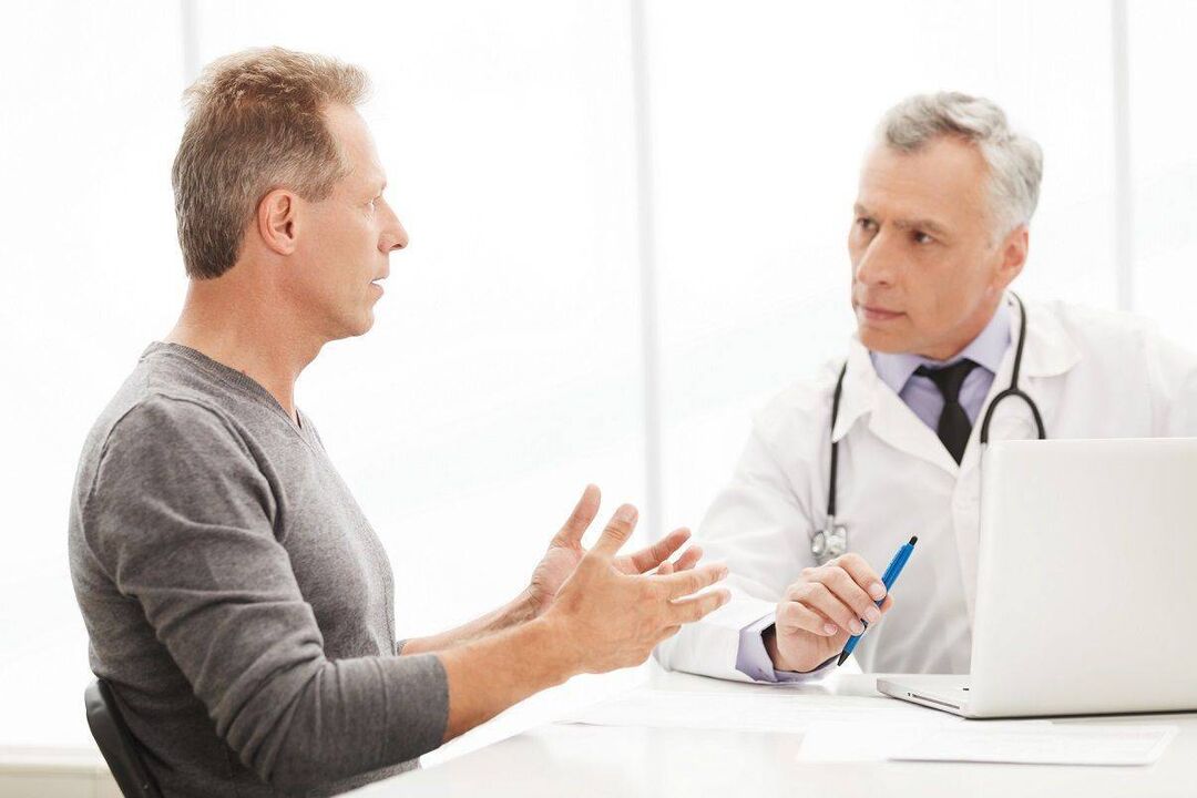 Apmeklējiet ārstu, lai noskaidrotu prostatīta simptomus