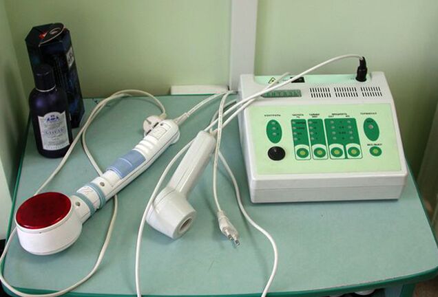 Fizioterapijas aparāts, ko izmanto hroniska prostatīta gadījumā