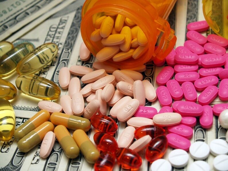 Prostatītu visbiežāk ārstē ar medikamentiem tablešu veidā